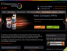 Tablet Screenshot of et-enterprises.com